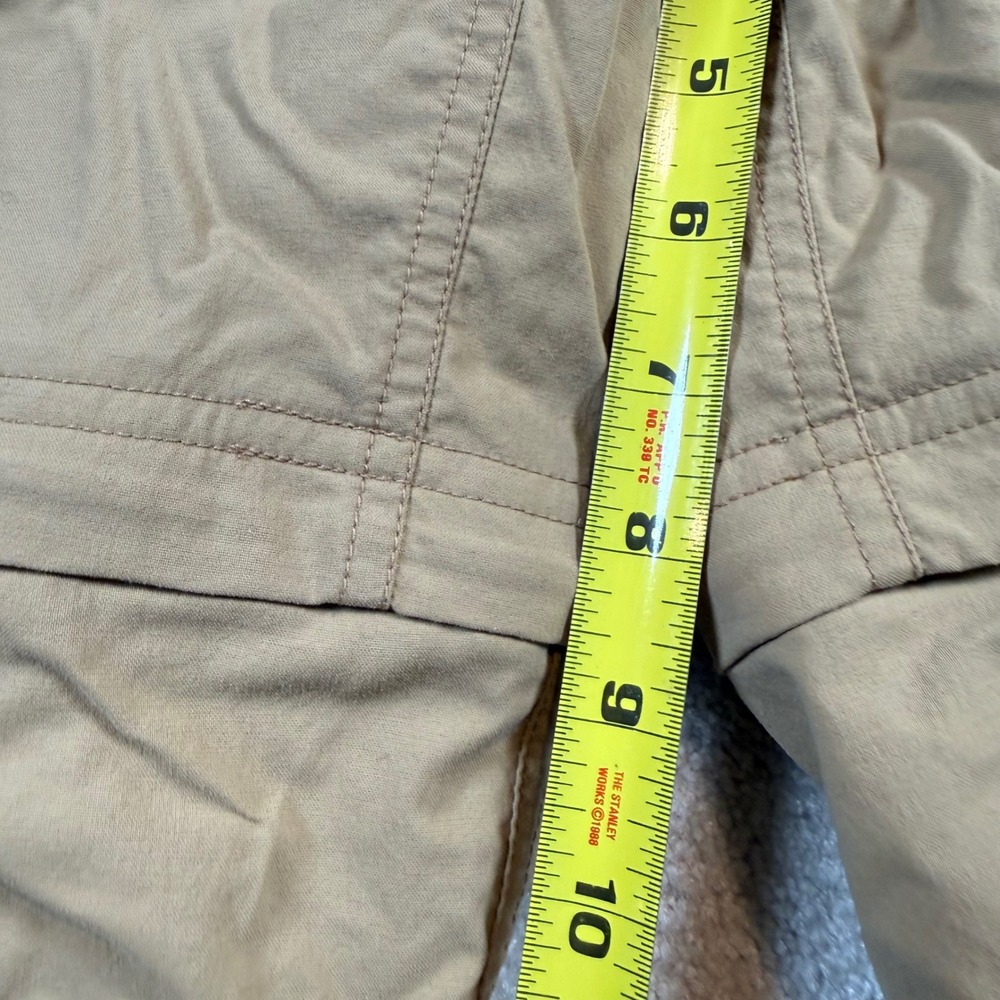 REI Co-op Convertible Cargo Pants Mens 42x30 Tan Sahara Hiking Zip Off Stretch - Picture 11 of 12